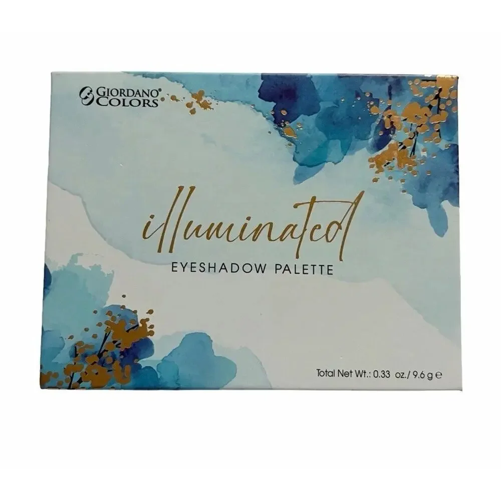 Giordano Colors Illuminated Eyeshadow Palette 6 Neutral Shimmer Matte Shades